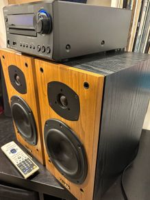 Onkyo CR-525UKD / Tannoy Mercury M2's (cherry)