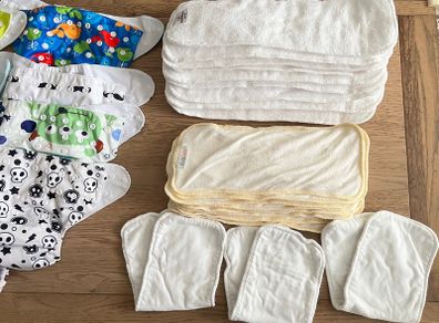 Reusable Cloth Nappies - AlvaBaby x10