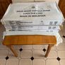 Used Solid Wood Table in Very Good Condition and 6 Brand New and Unused Solid Wood Chairs to Match Image 7