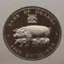 1995 Year of the Pig | Rare Proof 1000 Shillings coin in China stamp cover Image 2