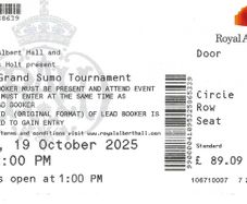 The Grand Sumo Tournament 2025 Final Ticket - Royal Albert Hall - 0003