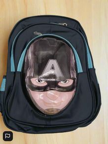 Marvel Captain America 3D Childrens Bag Black