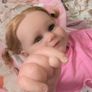 Lifelike baby girl reborn doll. Image 3
