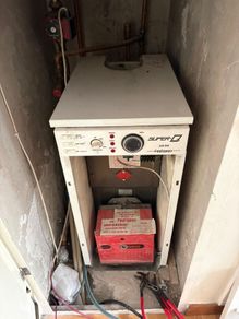 firebird super Q indoor boiler (can be installed outdoors) and riello G3B burner