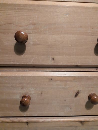 solid pine chest of drawers