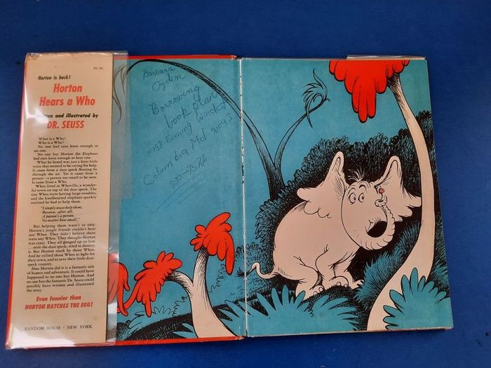 Dr Seuss - Horton Hears a Who! - 1st Edition 1954