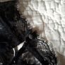 Black Sleeveless Lace top with camisole Image 4