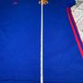 Adidas Manchester United FC 2016 Mens Blue Polo Neck T-Shirt Size Large Image 5