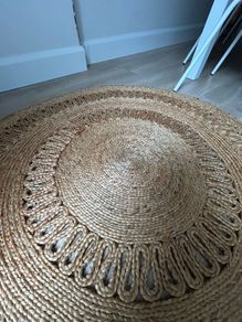 Woven Round Circle Rug
