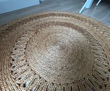 Woven Round Circle Rug