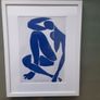 Henri Matisse blue nude framed lithograph Image 3