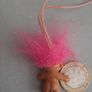 Russ tiny troll vintage necklace Image 2