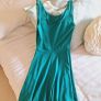 New Look Green Skater Dress Image 3