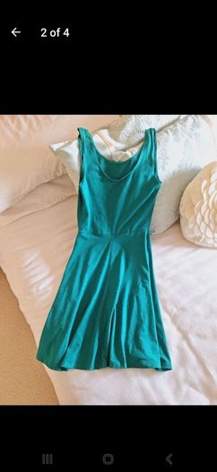 New Look Green Skater Dress