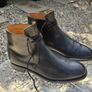 Fantastic pair of Sanders George High Cut Boots in exceptional condition. Look great with jeans, trousers or a suit. Leather Insoles. Goodyear Welted Leather Soles. Retail price on these is Euro 363 excluding shipping. Made in the UK by renowned shoemaker Image 2