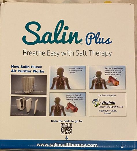 Salin Plus Air Purifier  Salt Therapy Machine