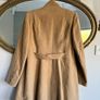 Vintage Per Una Italian Fabric Long Coat Camel beige Colour UK 10 Image 9