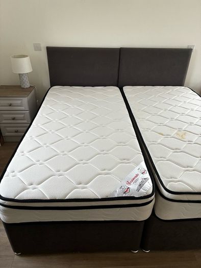 Two single beds