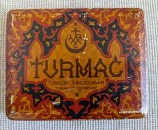 Vintage 1920s Turmac Turkish Macedonian Advertising Tin
