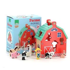 Like new- Vilac - Wooden Shape Sorter