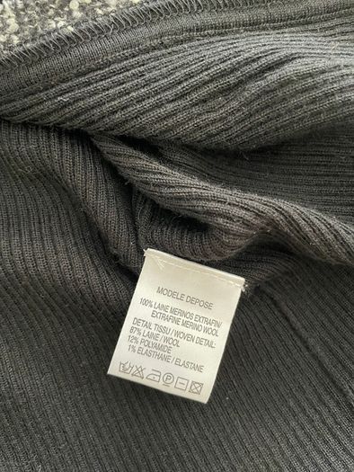 Black Paule Ka Merino Wool Cardigan