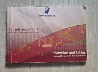 Formula and tables book