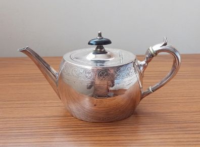 Silver plated teapot