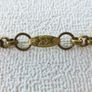 1930s Art Deco Vintage Victorian Art Nouveau Brass Necklace Image 9