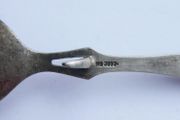 ROBERTS &amp; BELK Vintage Hook-Backed HONEY SPOON Silver-Plated