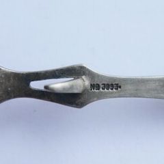 ROBERTS & BELK Vintage Hook-Backed HONEY SPOON Silver-Plated
