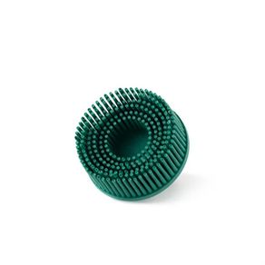 Glass Polish 11120 - Quick-Lock Bristle Disc / 2" (50 mm) - Green Grit 50