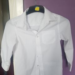 White shirt 5/6 years boy  please read desc