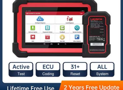 X431 Crp919x Launch Bt Car Diagnostic Tool Dbscar Vii Vci Auto Obd Obd2 Scanner Active Test Ecu Coding Canfd Doip 31+ Reset