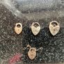 New 9ct Gold And Silver Padlocks.( Great Prices ) Even Have Rose Gold Swivel Clasps. Image 5