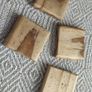 Wooden handmade coasters Image 2