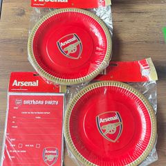 arsenal paper plates