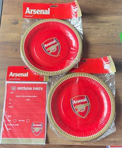 arsenal paper plates