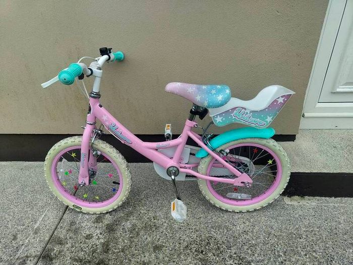 Girls 16 inch Unicorn Bicycle