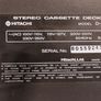 Hitachi D-220 Stereo Cassette Deck Image 6