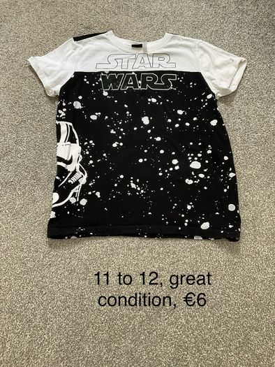 Star Wars t shirt, 11 to 12