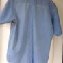 Mens Short Sleeved Denim Cotton Shirt for Sale Image 3