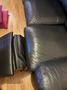 3 seater leather sofa