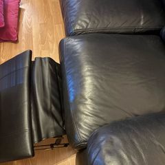 3 seater leather sofa