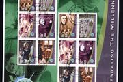 2000 Ireland Celebrating the Millennium Commemorative Stamp Series 3 Discoveries Sheet Fine CDS Used Fine Used with Dublin cancel of 29th February 2000 (First day of issue) on envelope extract