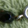 Vintage Necklace Three Strand Beaded Gold Black Grey White Vintage Image 8