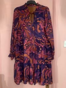 Vintage pattern style dress 12/14