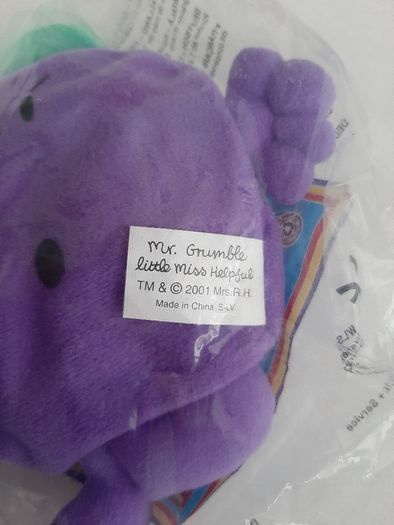 Mr Men reversible plush toys 2001