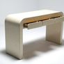 Waterfall Console Table with drawers, USA, 1980s. Image 2