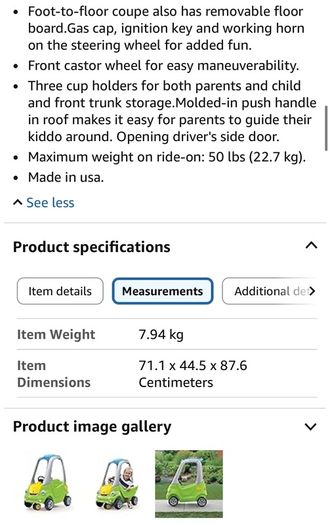 Step 2 Easy Turn Coupe (kids green car)