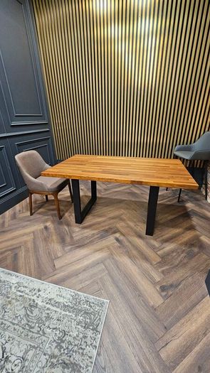 Wooden dining table